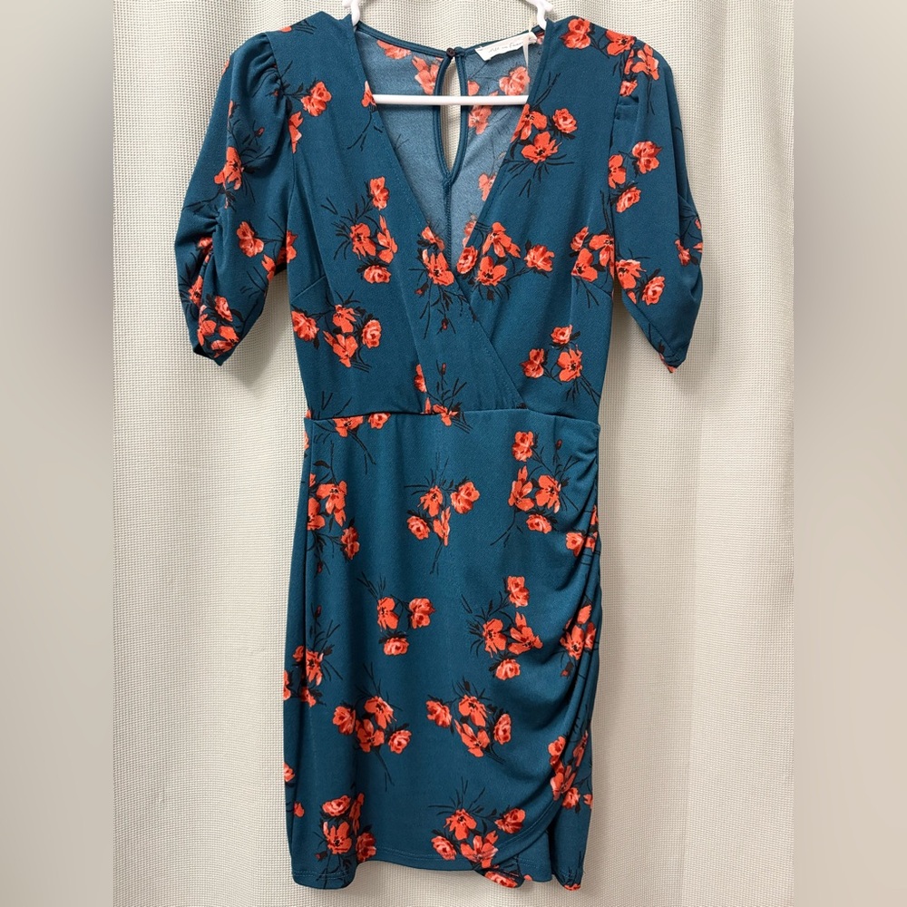 All in favor floral dress